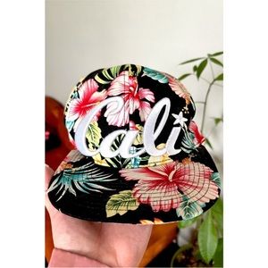 Cali Tropical Print Trucker Hat